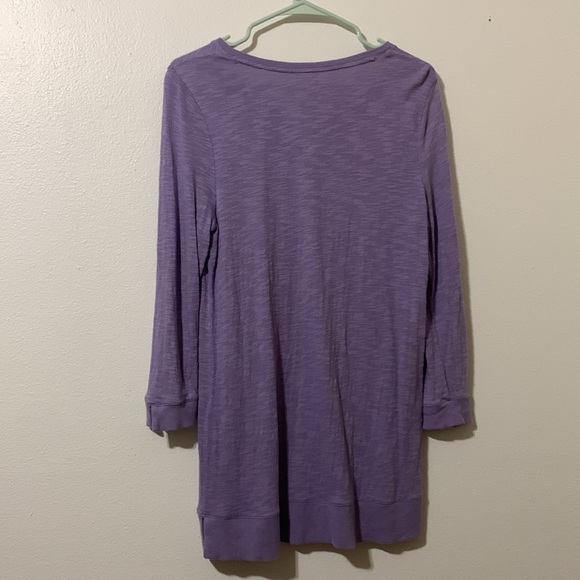 Weekend by Chicos Purple Top Made in India Size L Used - Picture 3 of 6